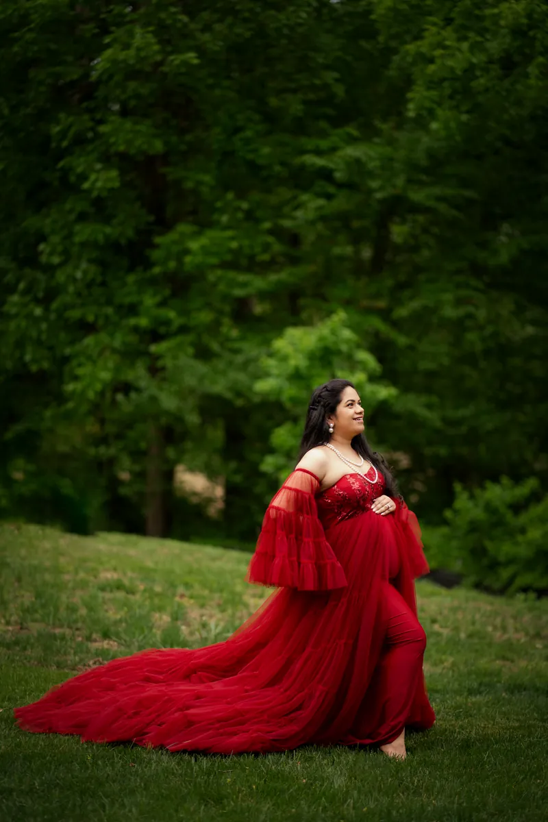 Fine-art maternity portrait celebrating the season of waiting · 22