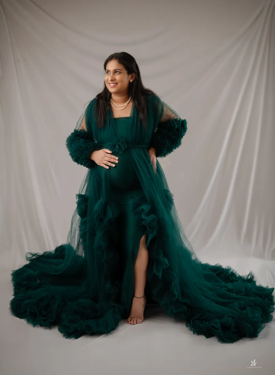 Fine-art maternity portrait celebrating the season of waiting · 29